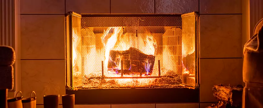Mendota Hearth Landscape Fireplace Installation in Moline, Illinois