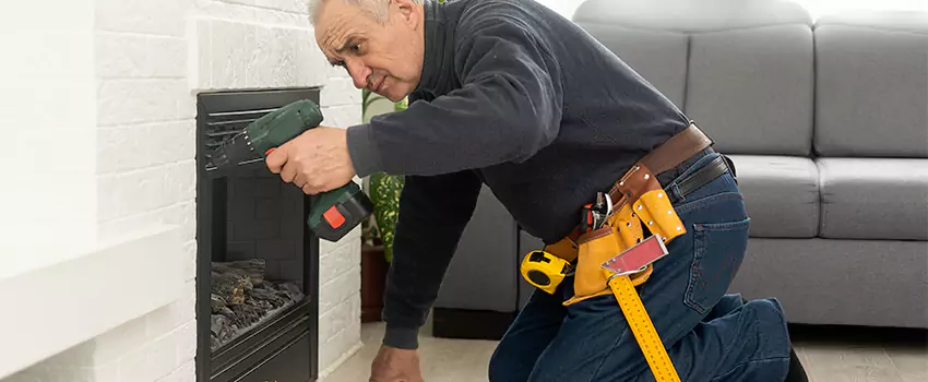 New Indoor Fireplace Installation in Moline, Illinois