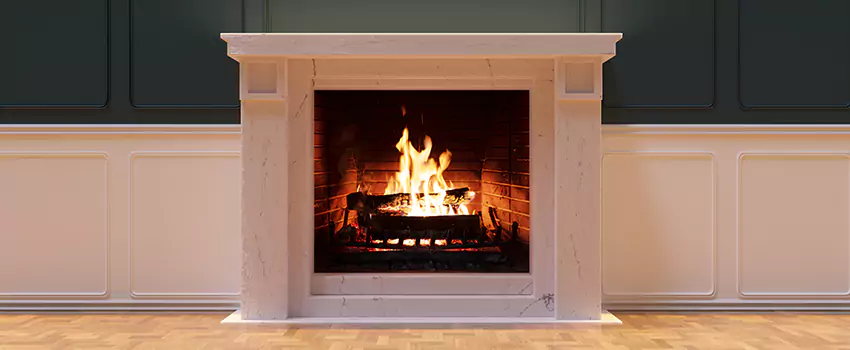 Open Flame Wood-Burning Fireplace Installation Services in Moline, Illinois