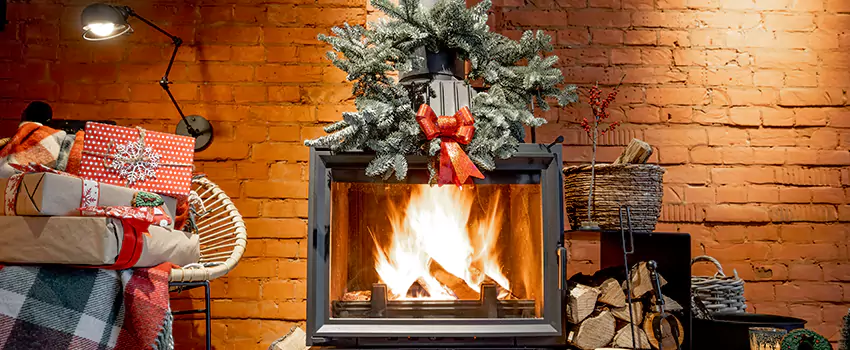 Travis Industries Linear Gas Fireplace Installation in Moline, Illinois