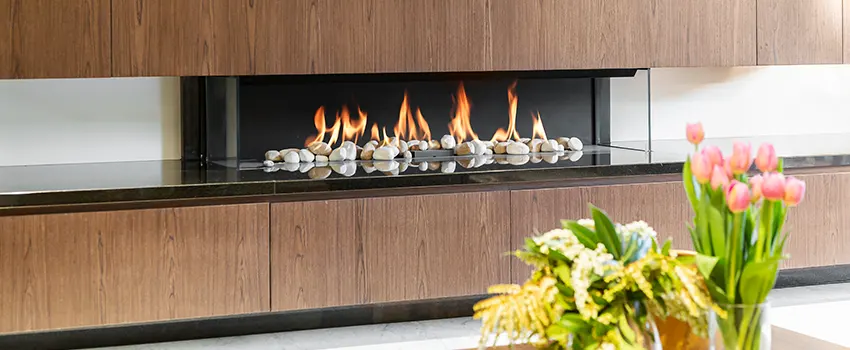 Double-height Fireplace Design Refurbishment in Moline, Illinois
