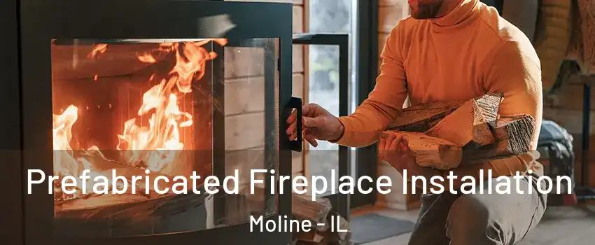  Prefabricated Fireplace Installation Moline - IL